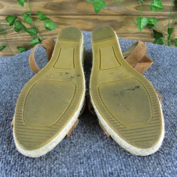 Eric Michael Women's Ankle Strap Brown Leather Sz‎ 40 Medium Gently Used 2025 - Picture 6 of 6